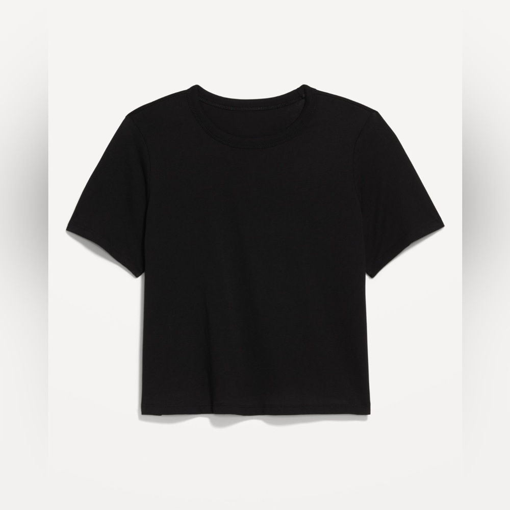 🆕 RESERVED EB Old Navy Women's EveryWear Crop Cropped Short Sleeve T-Shirt 2X - Picture 5 of 15